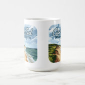 Cape Cod Beach Massachusetts Blue Kaffeetasse (Mittel)