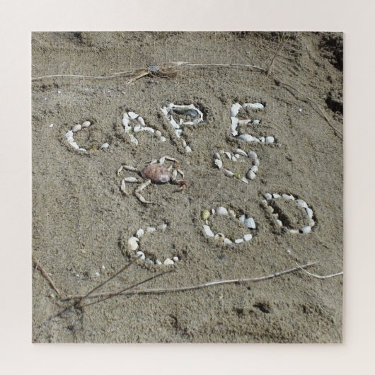 Cape Cod Beach Muscheln Puzzle (Vertikal)