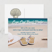 Cape Cod Beach Party! Feiertagspostkarte (Vorne/Hinten)