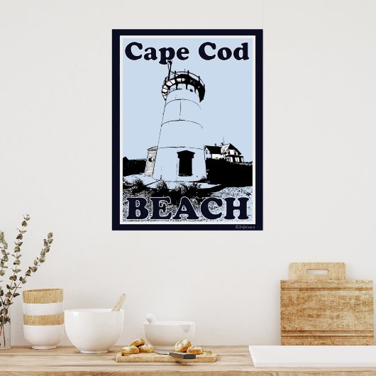 Cape Cod Beach Poster (Küche)