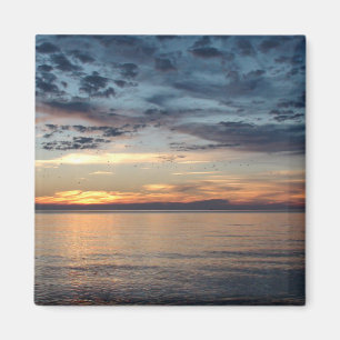 Cape Cod Beach Sunset Foto Magnet