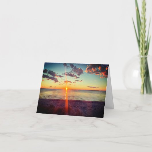 Cape Cod Beach Sunset Photo (Vorderseite)