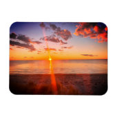 Cape Cod Beach Sunset Photo Magnet (Horizontal)