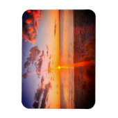 Cape Cod Beach Sunset Photo Magnet (Vertikal)