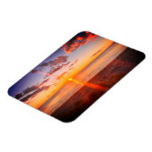 Cape Cod Beach Sunset Photo Magnet (Linke Seite)