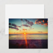 Cape Cod Beach Sunset Photo Mitteilungskarte (Vorne/Hinten)