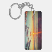 Cape Cod Beach Sunset Photo Schlüsselanhänger (Vorderseite links)