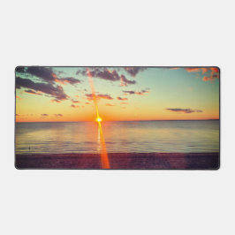 Cape Cod Beach Sunset Photo Schreibtischunterlage