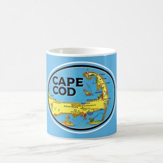 Cape Cod Blue Tasse (Mittel)