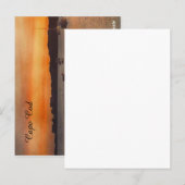 Cape Cod Boats bei Sunset Post Card Postkarte (Vorne/Hinten)