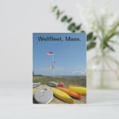 Cape Cod Boatyard Postkarte (Stehend Vorderseite)