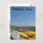 Cape Cod Boatyard Postkarte (Vorne/Hinten)