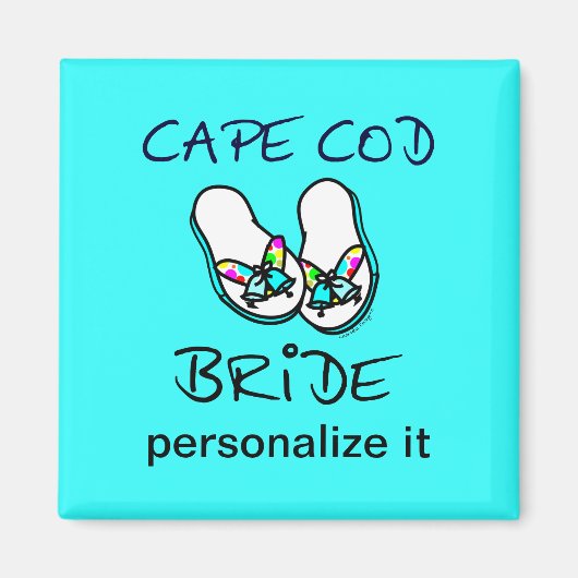 Cape Cod Bride Magnet (Vorne)