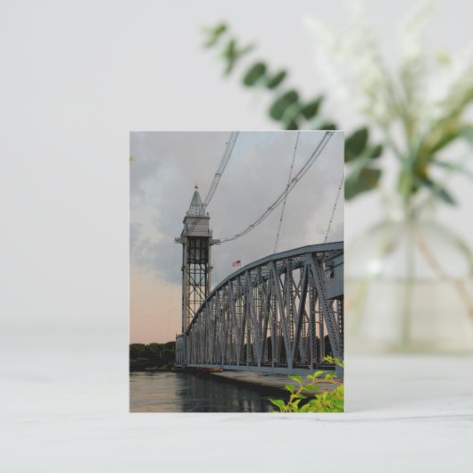 Cape Cod Canal Bridge Postcard Postkarte (Stehend Vorderseite)
