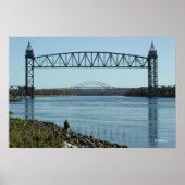 Cape Cod Canal Bridges Fotografie Poster (Vorne)