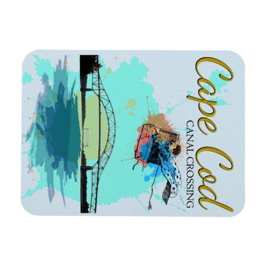 Cape Cod Canal Crossing Magnet (Horizontal)