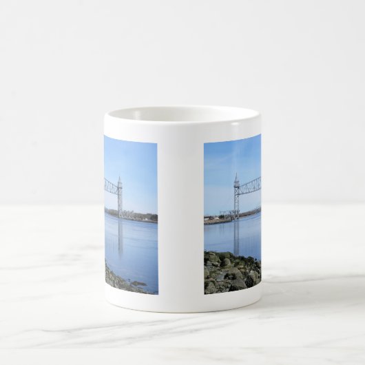 Cape Cod Canal Eisenbahnbrücke Kaffeetasse (Mittel)