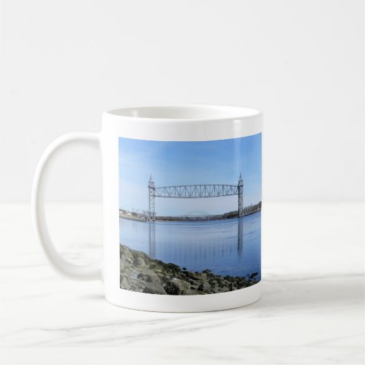 Cape Cod Canal Eisenbahnbrücke Kaffeetasse (Links)