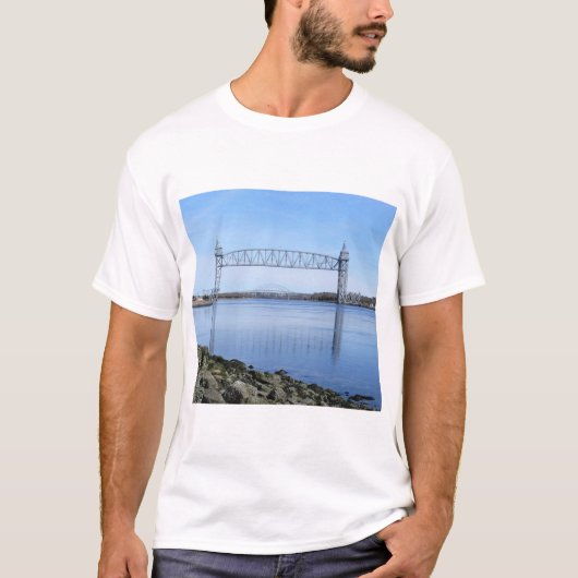 Cape Cod Canal Eisenbahnbrücke T-Shirt (Vorderseite)