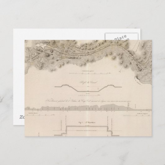 Cape Cod Canal Postkarte (Vorne/Hinten)