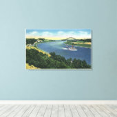 Cape Cod Canal View Sagamore Bridge Leinwanddruck (Insitu (Holzboden))