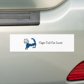Cape Cod Cat Lover Autoaufkleber (Auf Auto)