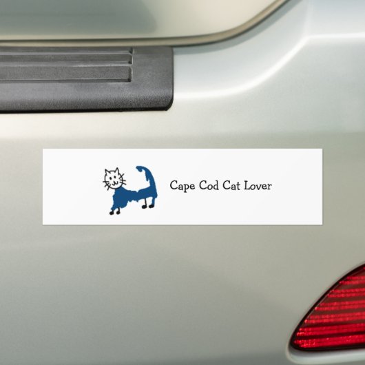 Cape Cod Cat Lover Autoaufkleber (Auf Auto)