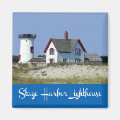Cape Cod, Chatham, Massachusetts Lighthouse Magnet (Vorne)