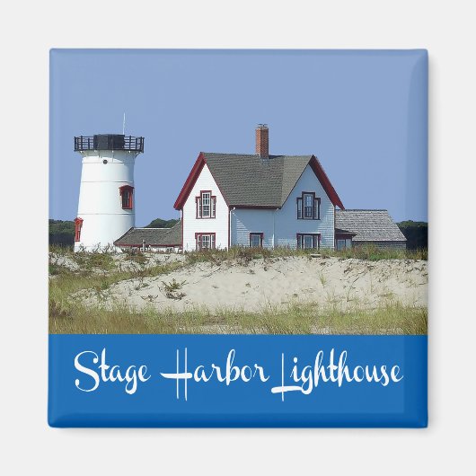 Cape Cod, Chatham, Massachusetts Lighthouse Magnet (Vorne)