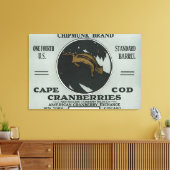 Cape Cod Chipmunk Markenbezeichnungen Cranberry La Leinwanddruck (Insitu (Wohnzimmer))