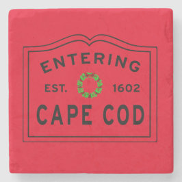 Cape Cod Christmas Stone Untersetzer