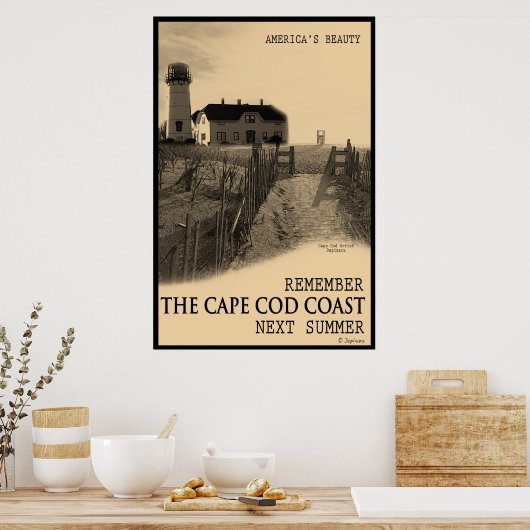 Cape Cod Coast Poster (Küche)