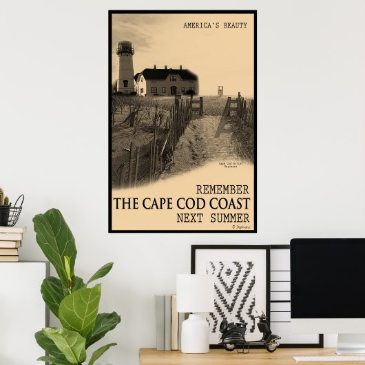 Cape Cod Coast Poster (Heimbüro)
