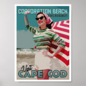 Cape Cod Corporation Beach Dennis MA Poster (Vorne)
