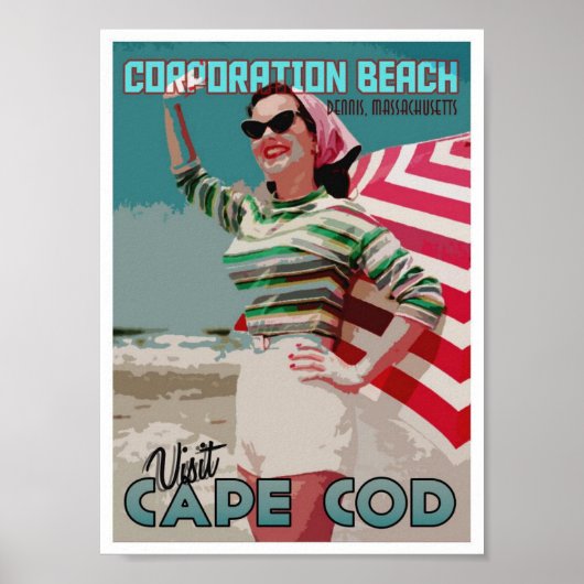 Cape Cod Corporation Beach Dennis MA Poster (Vorne)