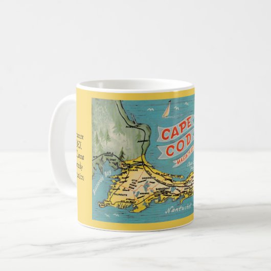 Cape Cod Custom Tasse (Vorderseite Links)