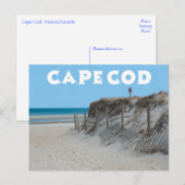 Cape Cod, Dennis Massachusetts USA Postkarte (Vorne/Hinten)