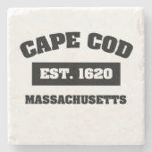 Cape Cod Est. SteinUntersetzer 1620 (Vorderseite)