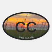 Cape Cod Euro Aufkleber (Vorderseite)