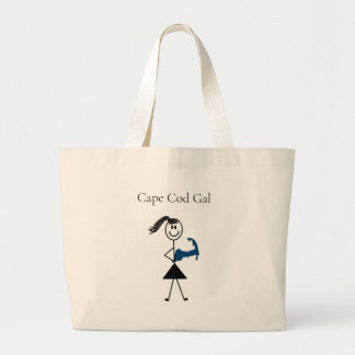 Cape Cod Gal Tote Bag Jumbo Stoffbeutel