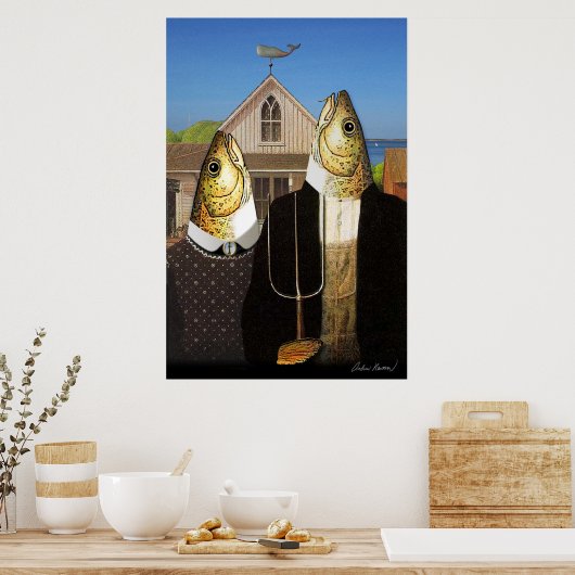Cape Cod Gothic Poster (Küche)