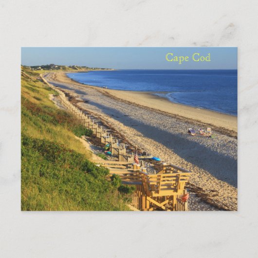 Cape Cod Great Hollow Corn Hill Bay Beach View Postkarte (Vorderseite)