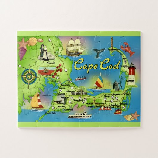 Cape Cod großes Stück Puzzle (Horizontal)