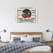 Cape Cod Harvard Eatmor Cranberries Marke Leinwanddruck (Insitu (Schlafzimmer))