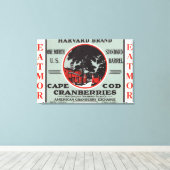 Cape Cod Harvard Eatmor Cranberries Marke Leinwanddruck (Insitu (Holzboden))