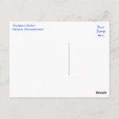 Cape Cod, Harwich MA Wychmere Harbor Postkarte (Rückseite)