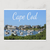 Cape Cod, Harwich MA Wychmere Harbor Postkarte (Vorderseite)