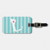 Cape Cod Heart | Zuhause Town Gepäckanhänger (Vorderseite horizontal)