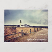 Cape Cod (Highland) Leuchtturm Postkarte (Vorderseite)