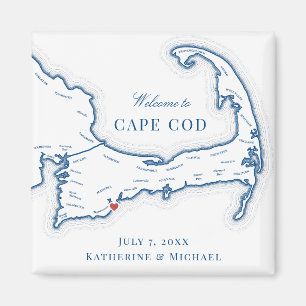 Cape Cod Hochzeit in Urlaubsort Gefallen Magnet